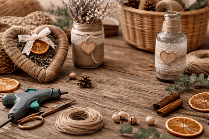 Krafters Korner Home & Garden > Hobbies > Arts & Crafts 10M Brown White Hemp Twine Rope Natural Jute Craft String DIY Art Macrame Wrap