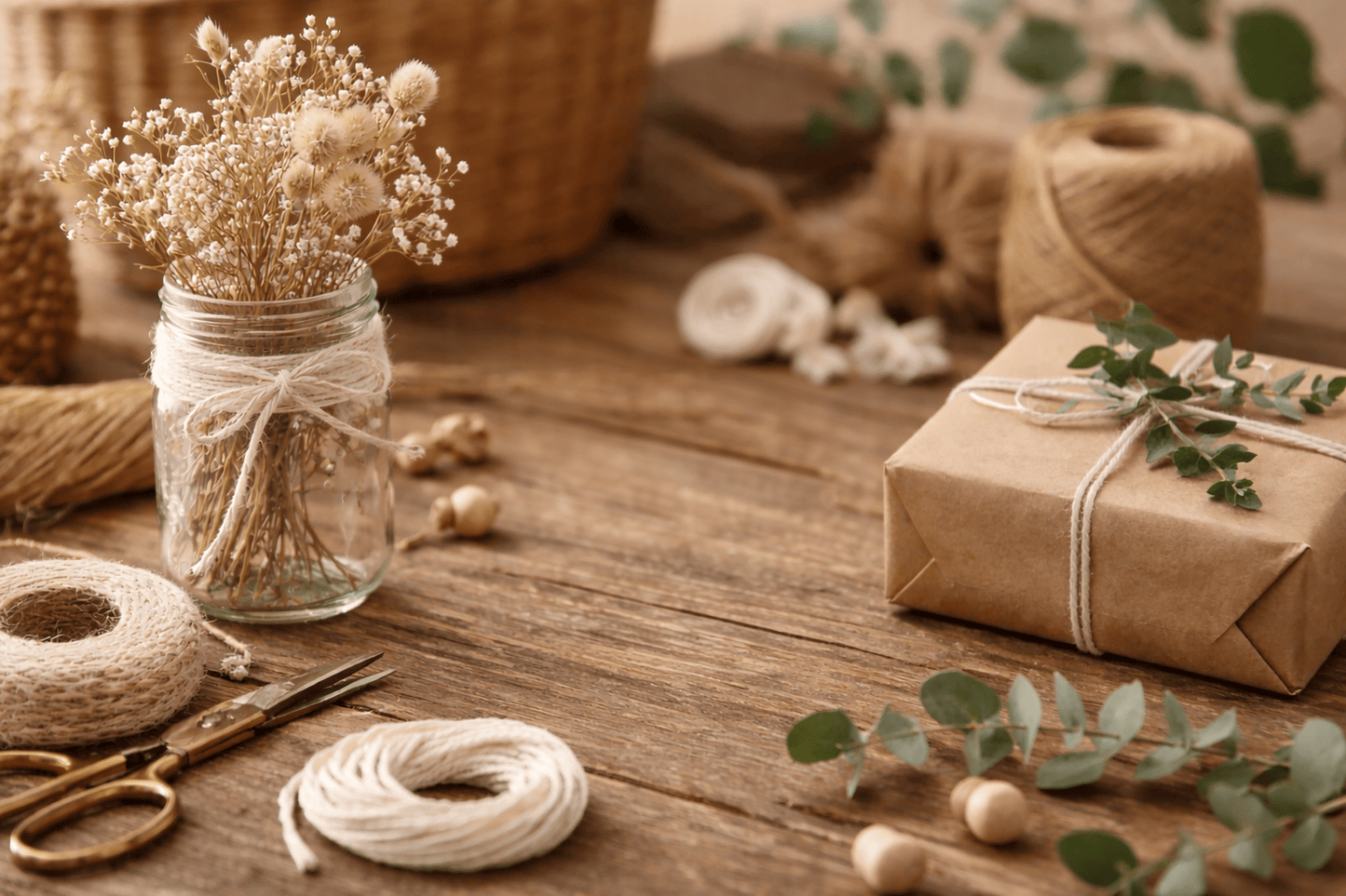 Krafters Korner Home & Garden > Hobbies > Arts & Crafts 10M Brown White Hemp Twine Rope Natural Jute Craft String DIY Art Macrame Wrap