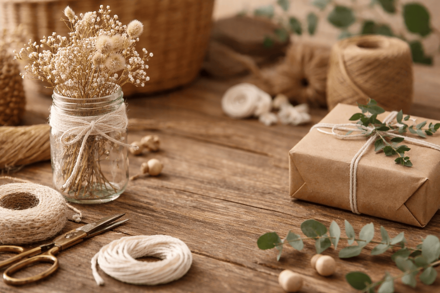 Krafters Korner Home & Garden > Hobbies > Arts & Crafts 10M Brown White Hemp Twine Rope Natural Jute Craft String DIY Art Macrame Wrap