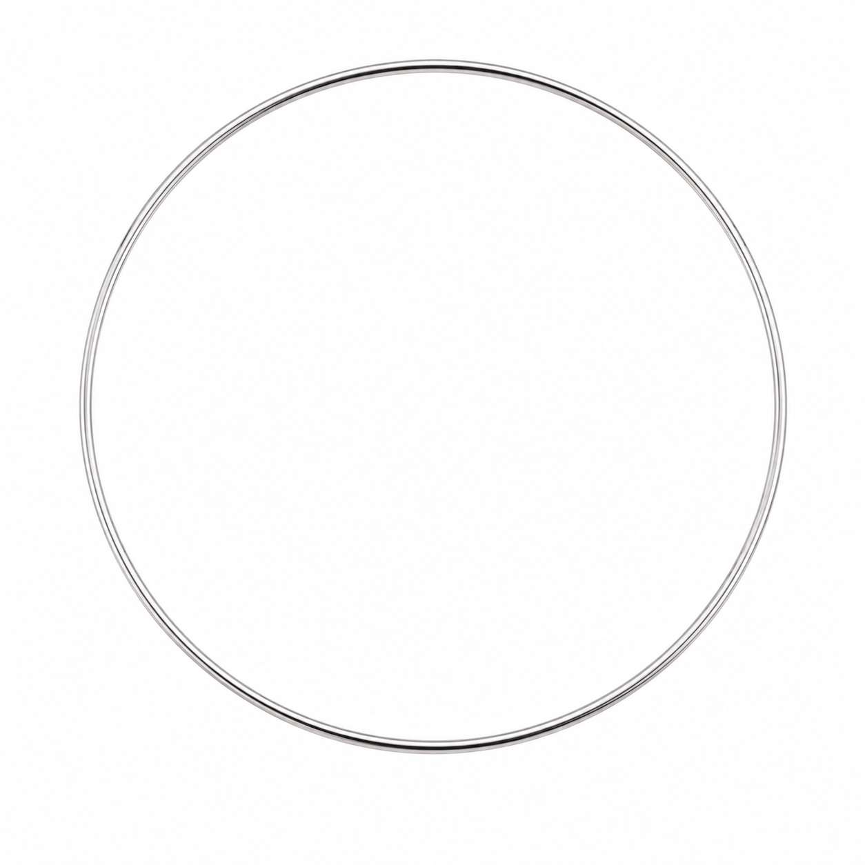 Krafters Korner Home & Garden > Hobbies > Arts & Crafts 17.5CM Metal Ring Hoops Silver DIY Craft Flower Wedding Wreath Catcher Macrame