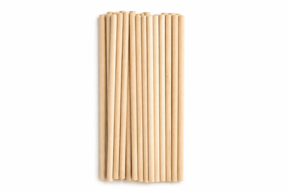 Krafters Korner Home & Garden > Hobbies > Arts & Crafts 25Pk 148x5mm Dowels Natural Wooden Art Crafts DIY Wood Stick Hooby Scrapbooking