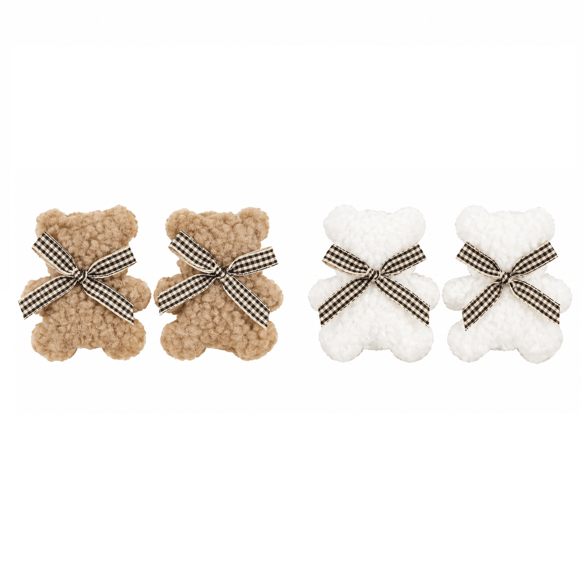 Krafters Korner Home & Garden > Hobbies > Arts & Crafts 2Pk 4.5x6cm Teddy Bear Embellishments Crafts DIY Art Scrapbooking Decorative