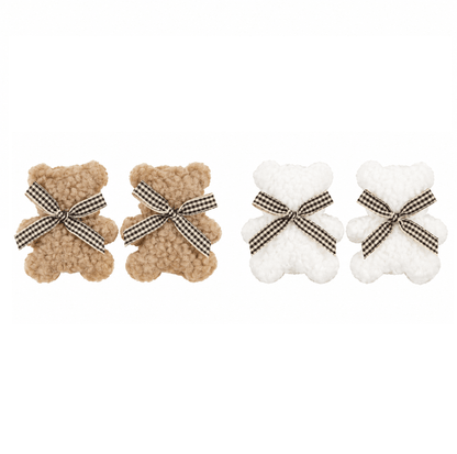 Krafters Korner Home & Garden > Hobbies > Arts & Crafts 2Pk 4.5x6cm Teddy Bear Embellishments Crafts DIY Art Scrapbooking Decorative