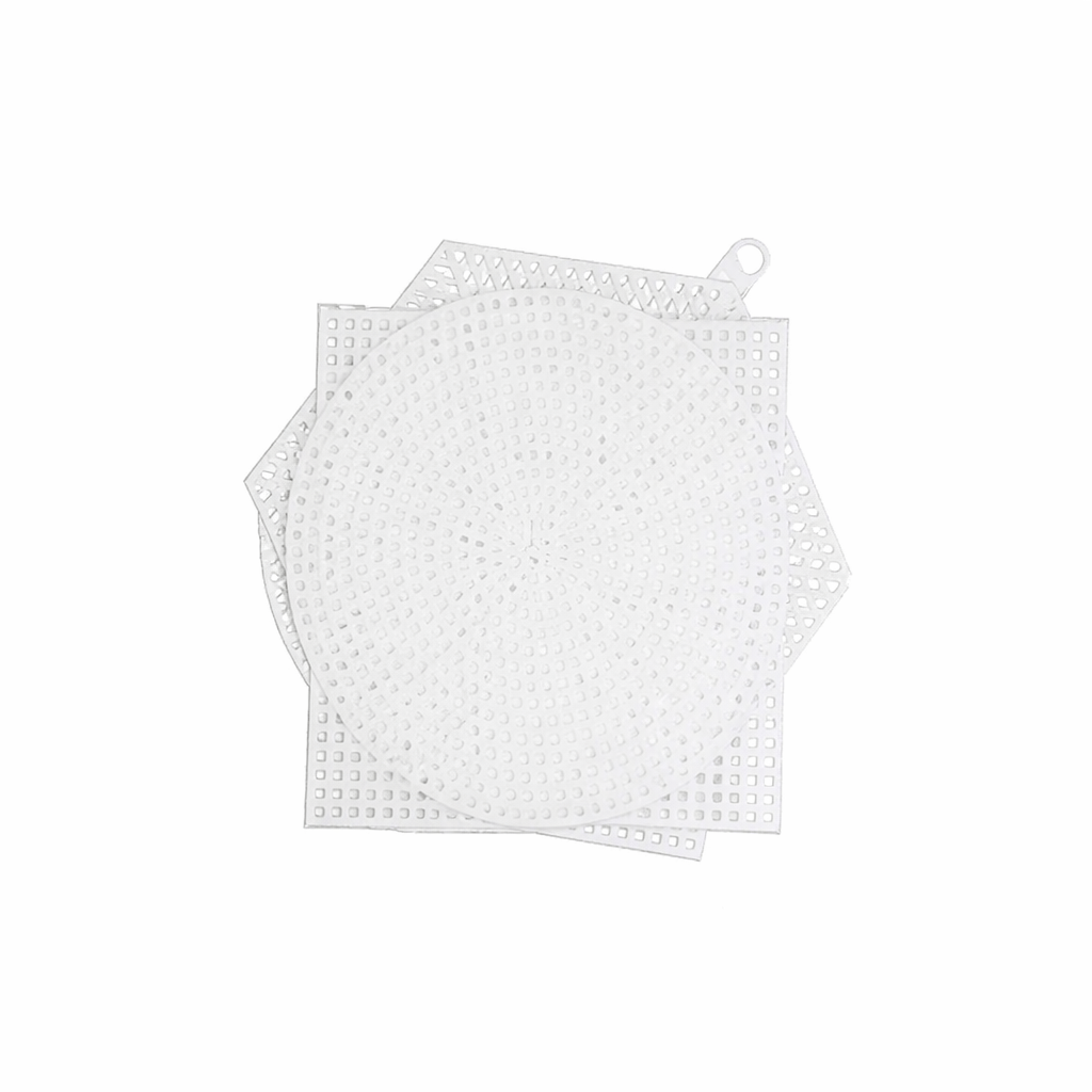 Krafters Korner Home & Garden > Hobbies > Arts & Crafts 3 Pack of DIY Craft Mesh Canvas Board Sewing Embroidery Needlepoint Handmade