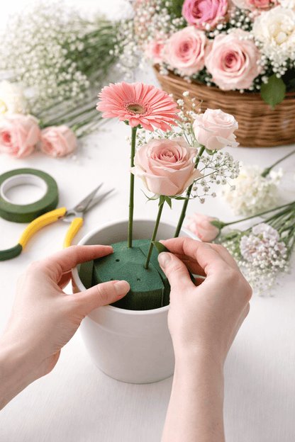 Krafters Korner Home & Garden > Hobbies > Arts & Crafts 36Pk Craft Florist Green Sticks Wire DIY Floral Flower Arrangement Bouquet Arts