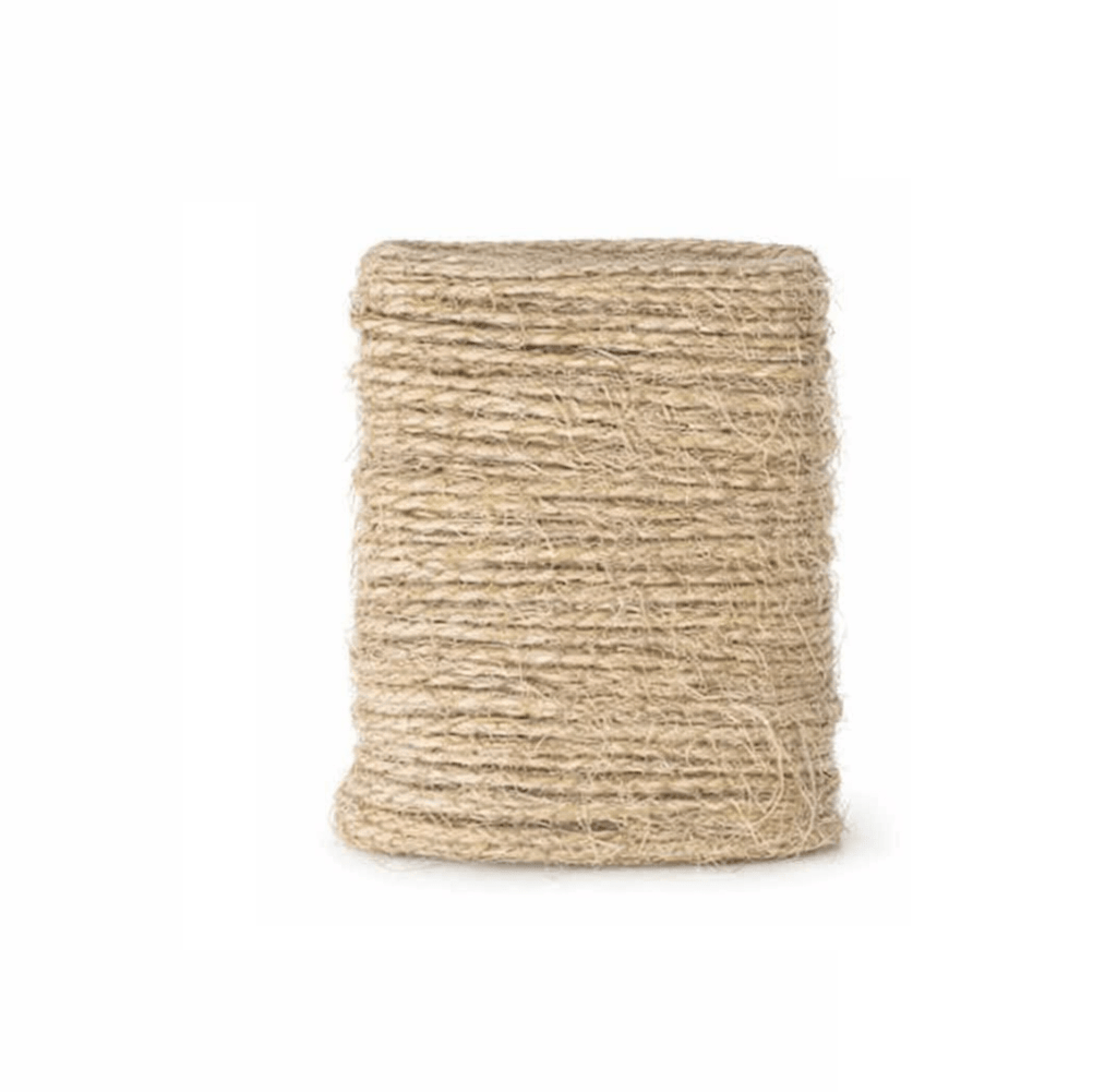 Krafters Korner Home & Garden > Hobbies > Arts & Crafts Brown 10M Brown White Hemp Twine Rope Natural Jute Craft String DIY Art Macrame Wrap
