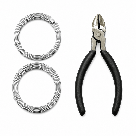 Krafters Korner Home & Garden > Hobbies > Arts & Crafts Craft Wire Pliers Set DIY Floral Beading Garden Jewellery Making Tool Cutter 20m