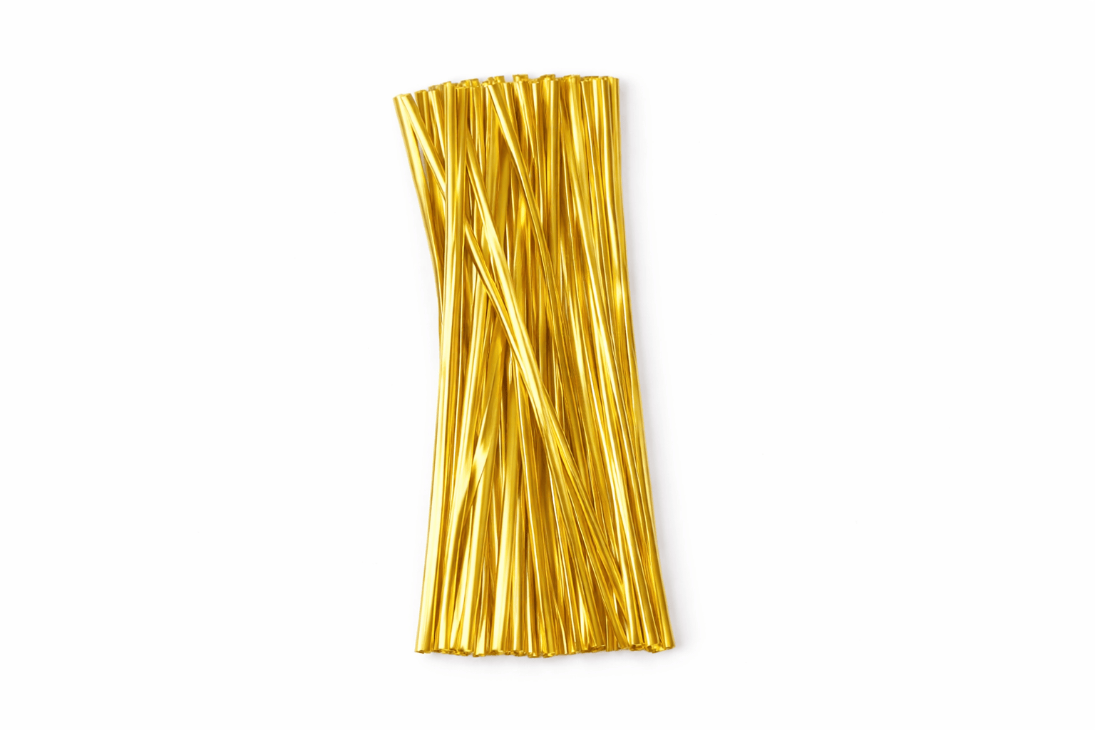 Krafters Korner Home & Garden > Hobbies > Arts & Crafts Gold 50Pk 18cm Metallic Gold Silver Twist Ties DIY Art Craft Gift Wrap Food Bag Tie