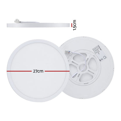 Leier Home & Garden > Lighting > Ceiling Lights Leier Ceiling Light LED Round 31W Ultra-THIN 5CM Oyster Lamp Modern Cool/Warm