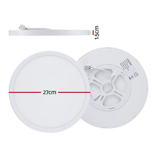 Leier Home & Garden > Lighting > Ceiling Lights Leier Ceiling Light LED Round 31W Ultra-THIN 5CM Oyster Lamp Modern Cool/Warm