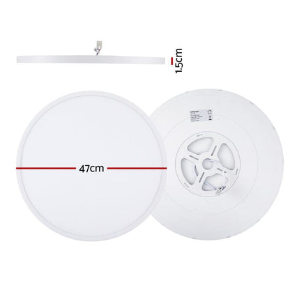 Leier Home & Garden > Lighting > Ceiling Lights Leier Ceiling Light LED Round 46W Ultra-THIN 5CM Oyster Lamp Modern Cool/Warm