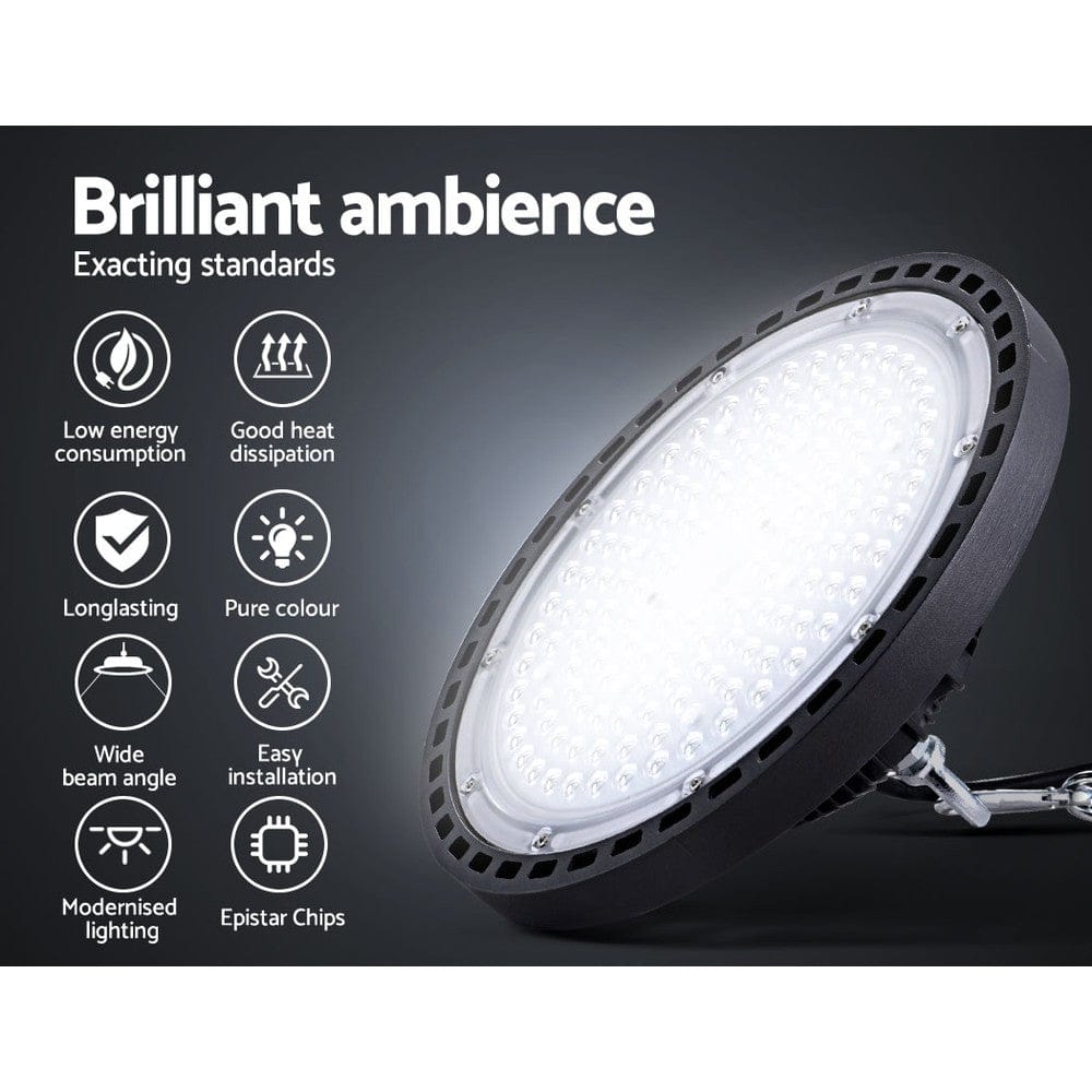 Leier Home & Garden > Lighting > Ceiling Lights Leier LED High Bay Lights 100W UFO Industrial Workshop Warehouse Factory Lamp