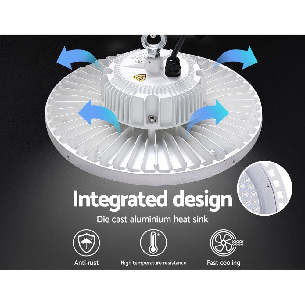 Leier Home & Garden > Lighting > Ceiling Lights Leier LED High Bay Lights 150W UFO Industrial Shed Warehouse Factory Lamp White