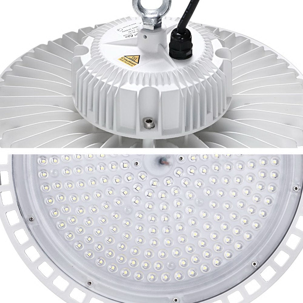 Leier Home & Garden > Lighting > Ceiling Lights Leier LED High Bay Lights 200W UFO Industrial Shed Warehouse Factory Lamp White