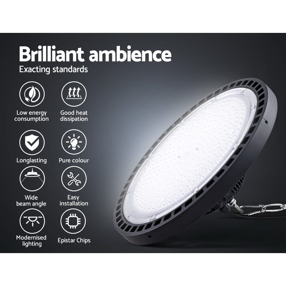 Leier Home & Garden > Lighting > Ceiling Lights Leier LED High Bay Lights 200W UFO Industrial Workshop Warehouse Factory Lamp