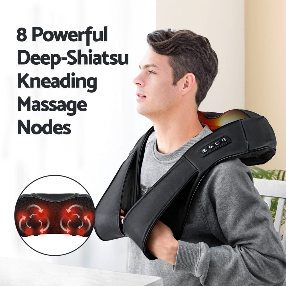 Livemor Health & Beauty > Massage & Relaxation > Massagers Livemor 8 Massage Nodes Neck Massager Heated