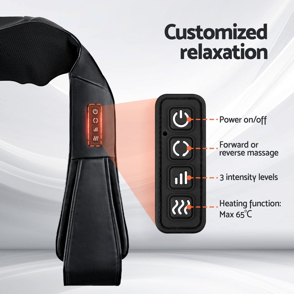 Livemor Health & Beauty > Massage & Relaxation > Massagers Livemor 8 Massage Nodes Neck Massager Heated