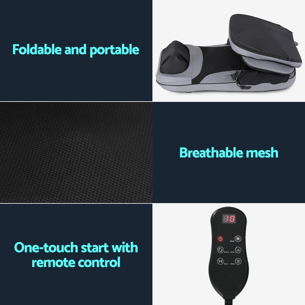 Livemor Health & Beauty > Massage & Relaxation > Massagers Livemor 8-nodes Full Back Massage Cushion Heating Massage Seats