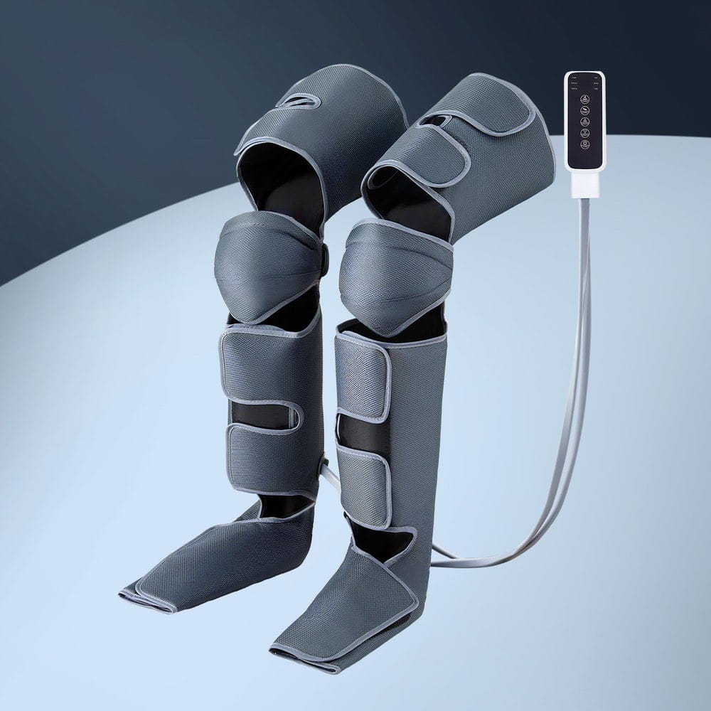 Livemor Health & Beauty > Massage & Relaxation > Massagers Livemor Foot Massager Leg Knee Massager with Air Compression 3 Massage Modes Heating
