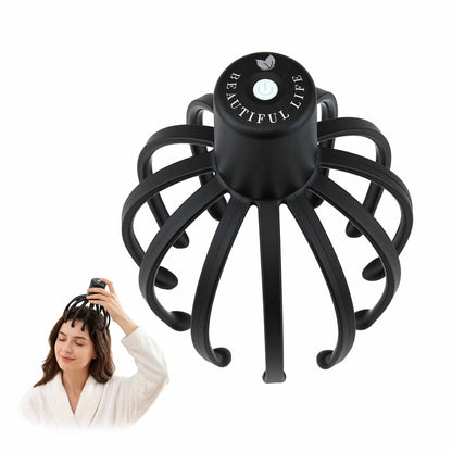 Livemor Health & Beauty > Massage & Relaxation > Massagers Livemor Head Massager Scalp Electric with 3 Modes, 360 Degree Head Massager Cordless Portable, Head Scratcher for Stress Relax