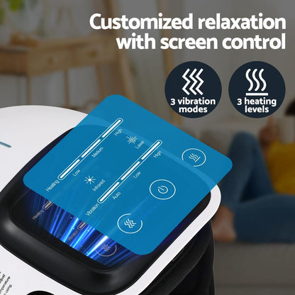 Livemor Health & Beauty > Massage & Relaxation > Massagers Livemor Knee Massager Vibration Infrared Heating Therapy Machine Elbow