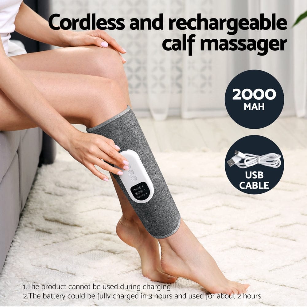 Livemor Health & Beauty > Massage & Relaxation > Massagers Livemor Leg Massager Heated Air Compression Calf Relaxation