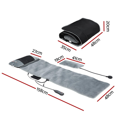 Livemor Health & Beauty > Massage & Relaxation > Massagers Livemor Massage Mat 10-nodes Vibration Heating Massage Cushion