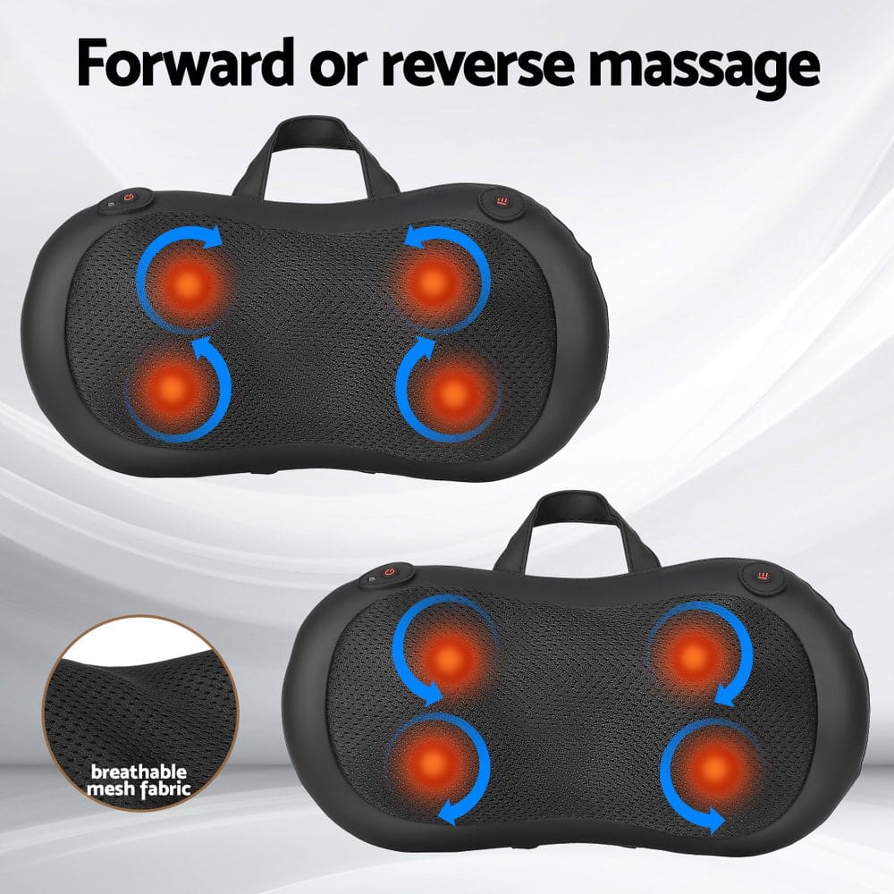 Livemor Health & Beauty > Massage & Relaxation > Massagers Livemor Neck Massager With Heat Kneading Back Massager