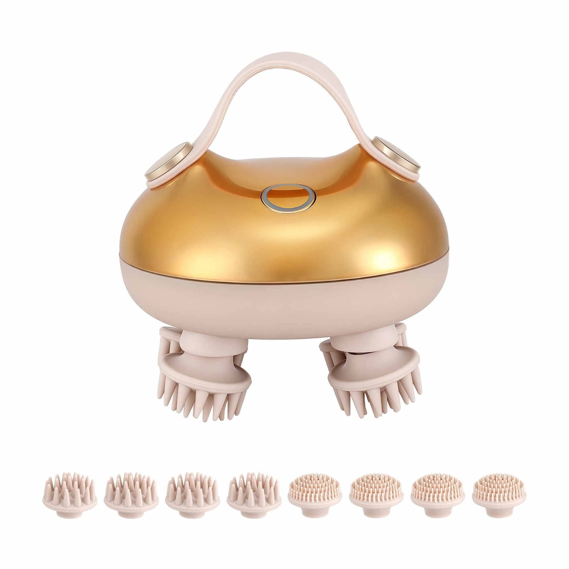 Livemor Health & Beauty > Massage & Relaxation > Massagers Livemor Scalp Massager Kneading Head Massager Scalp Stress Relax Portable Rechargeable Hair Massager Shower Massage Waterproof Cat Massager Scratcher, Gift for Mom Dad