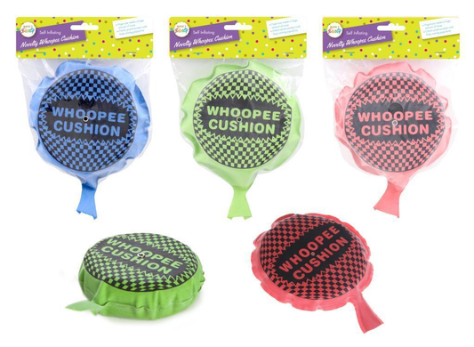 Made 2 Party Toy Whoopee Cushion Fart Whoopie Balloon Self-inflating Seat Party Prank Joke Toy