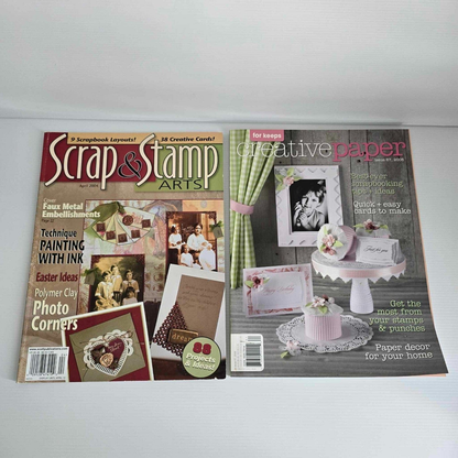 Mixed Brands 11x Mixed Cardmaking Paper Crafts Stamping Scrapbooking Card Making Magazine