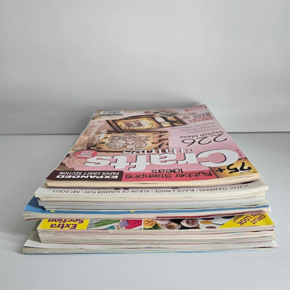 Mixed Brands 11x Mixed Cardmaking Paper Crafts Stamping Scrapbooking Card Making Magazine