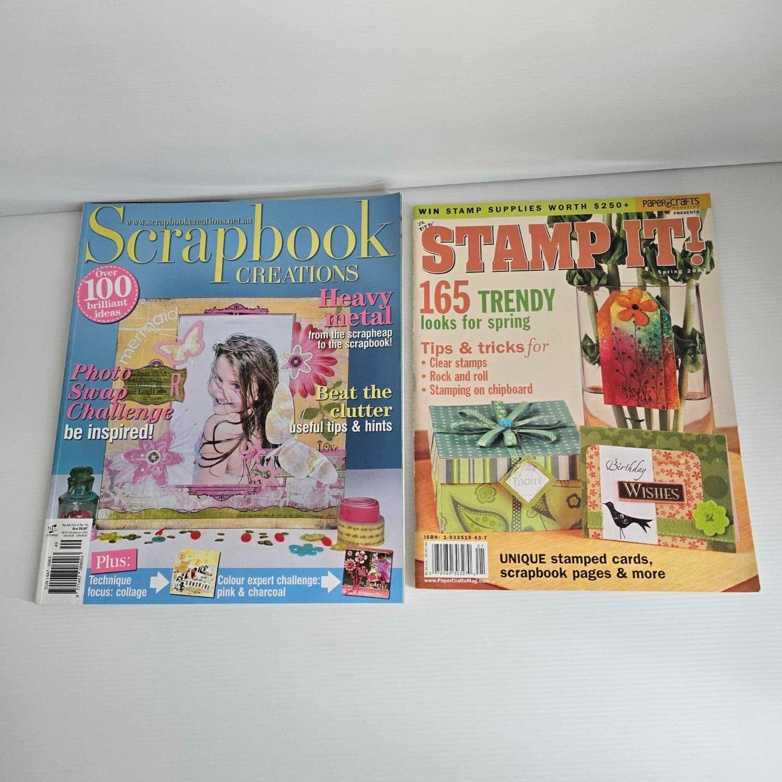 Mixed Brands 11x Mixed Cardmaking Paper Crafts Stamping Scrapbooking Card Making Magazine
