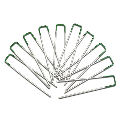 Prime Turf Home & Garden > Artificial Plants > Artificial Grass Prime Turf Artificial Grass 200pcs Synthetic Pins Fake Lawn Turf Weed Mat Pegs Joining Tape