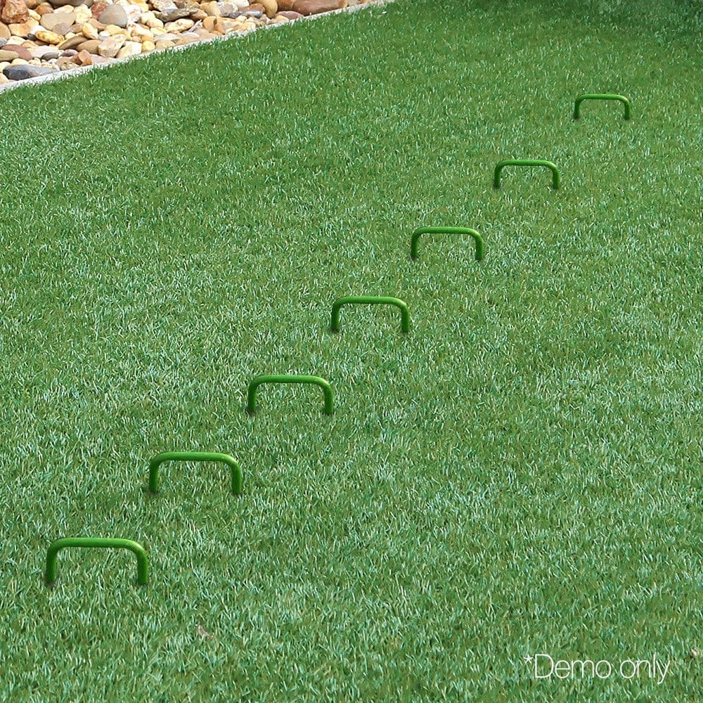 Prime Turf Home & Garden > Artificial Plants > Artificial Grass Prime Turf Artificial Grass Synthetic Pins 100pcs Turf Pegs Heavy Duty Weed Mat Stakes Landscape