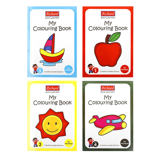 Richard Colouring Books My Colouring Book Kids Early Learners A4 Size 16 pages Colour Activity PreSchool