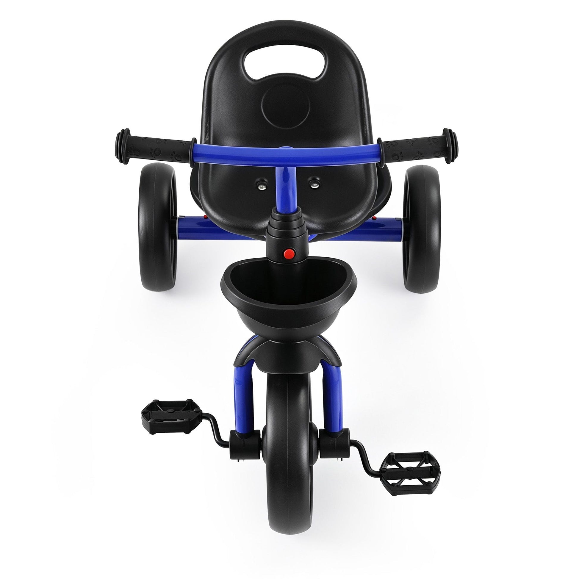 Rigo Baby & Kids > Ride On Cars, Go-karts & Bikes > Bikes & Scooters RIGO Tricycle Bike, Kids Bike with 3 wheels, basket Carbon Steel 68cm Blue