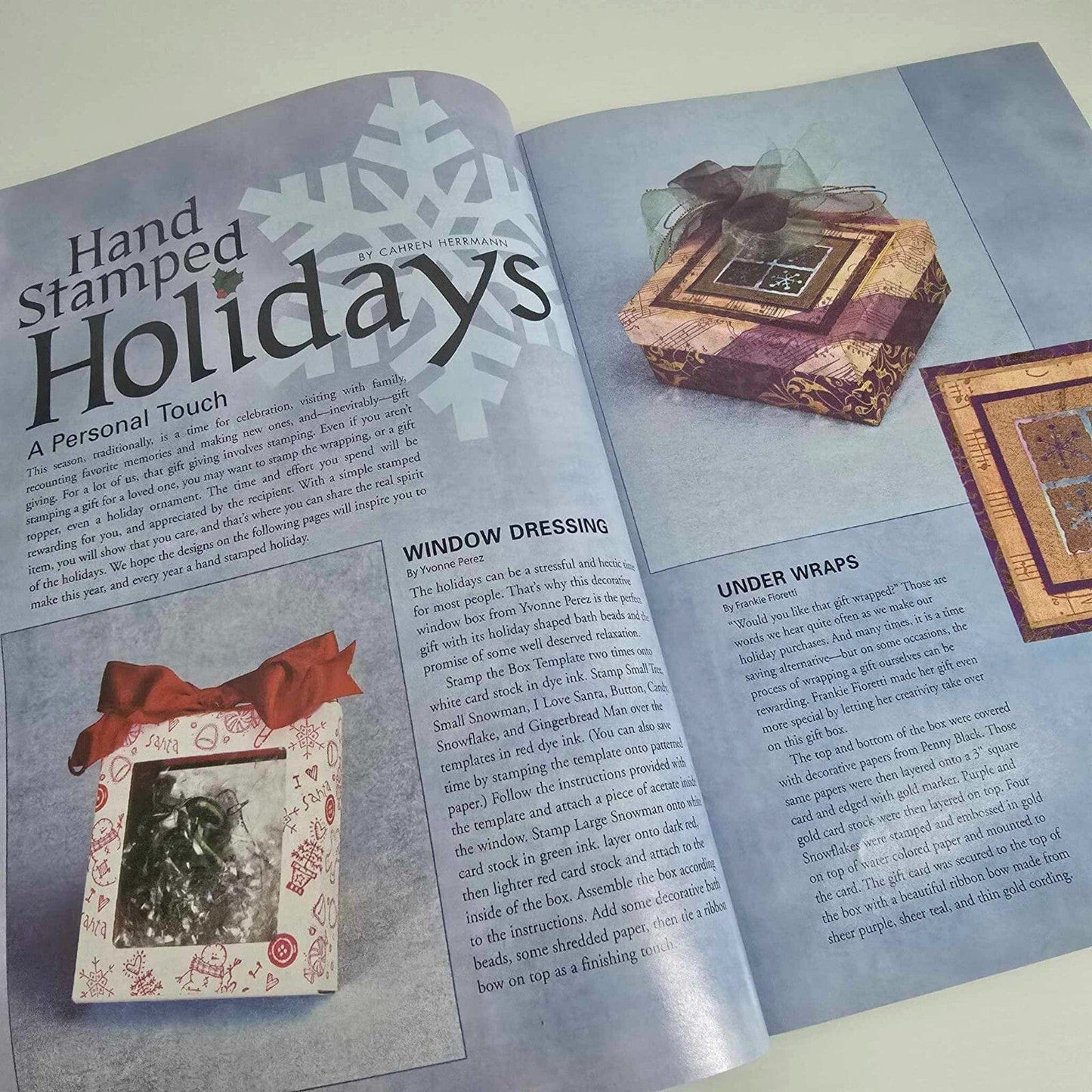 Rubber Stamper 5x Rubber Stamper Enthusiast Magazine Stamping Paper Cards Projects Issue 2002