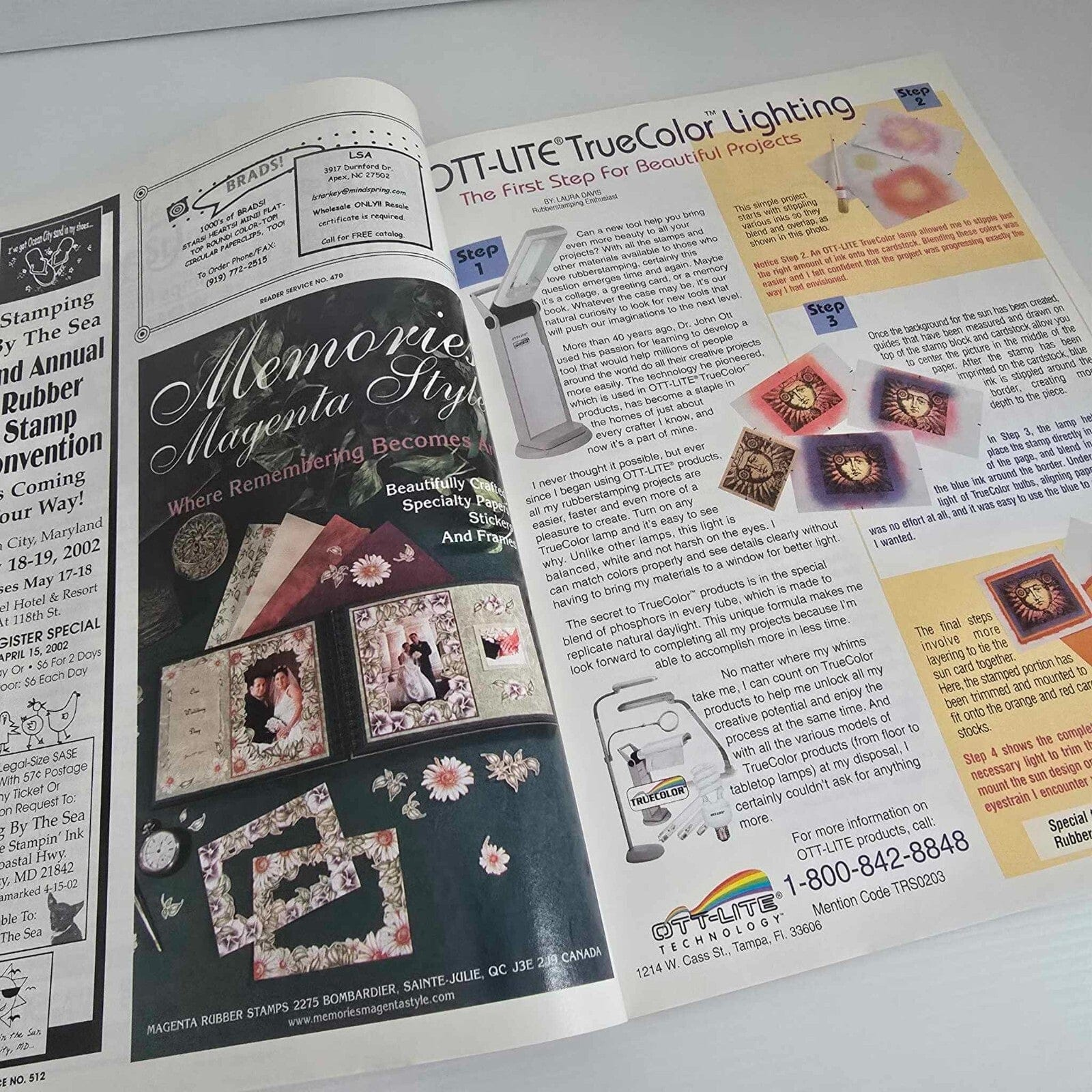 Rubber Stamper 5x Rubber Stamper Enthusiast Magazine Stamping Paper Cards Projects Issue 2002