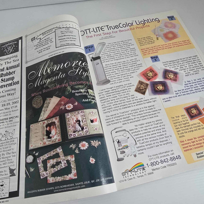 Rubber Stamper 5x Rubber Stamper Enthusiast Magazine Stamping Paper Cards Projects Issue 2002