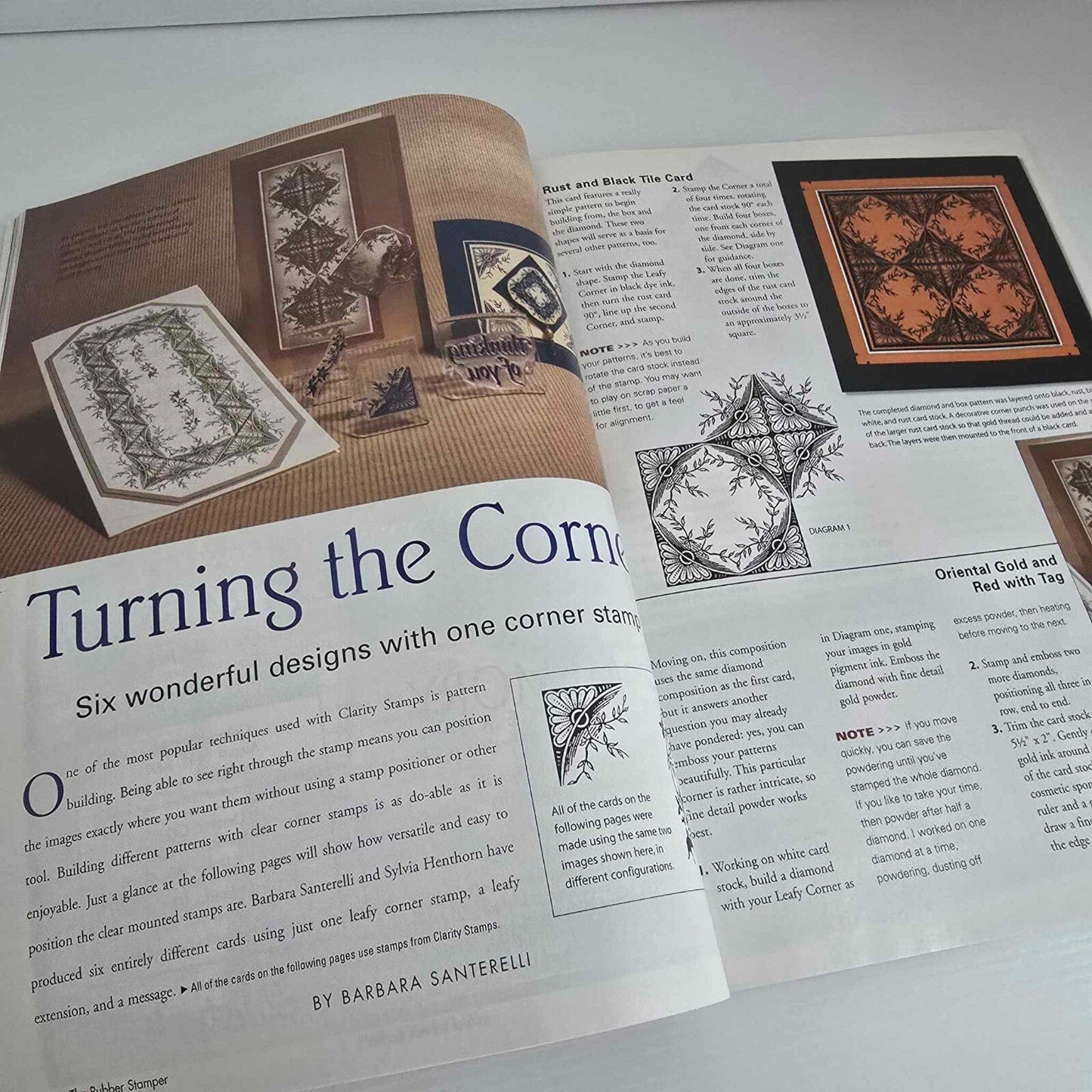 Rubber Stamper 5x Rubber Stamper Enthusiast Magazine Stamping Paper Cards Projects Issue 2002