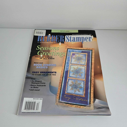 Rubber Stamper 5x Rubber Stamper Enthusiast Magazine Stamping Paper Cards Projects Issue 2002