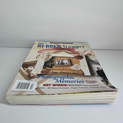 Rubber Stamper 5x Rubber Stamper Enthusiast Magazine Stamping Paper Cards Projects Issue 2002