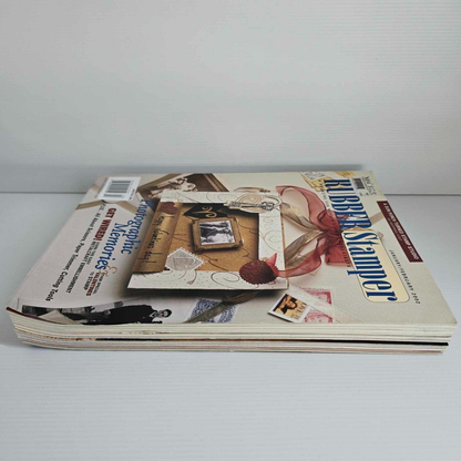Rubber Stamper 5x Rubber Stamper Enthusiast Magazine Stamping Paper Cards Projects Issue 2002