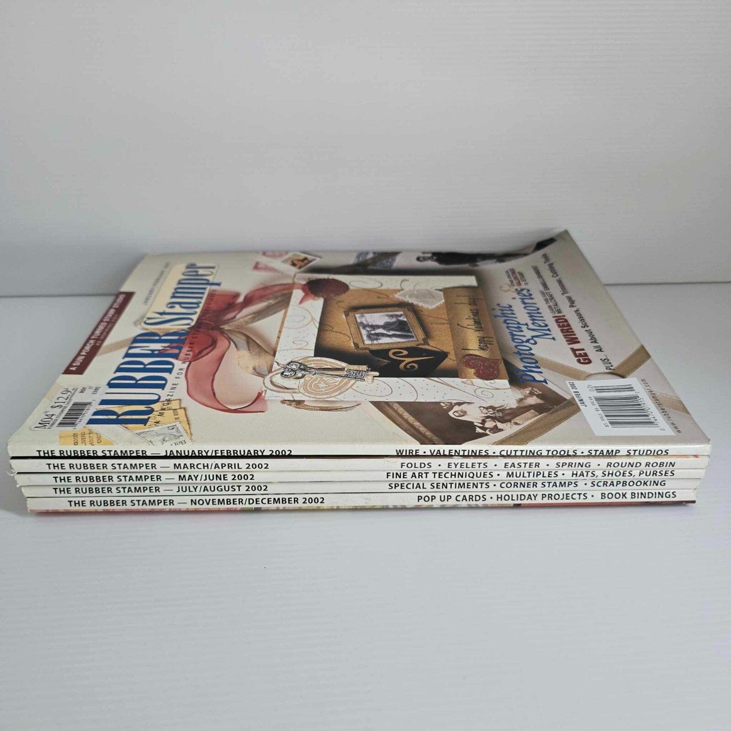 Rubber Stamper 5x Rubber Stamper Enthusiast Magazine Stamping Paper Cards Projects Issue 2002