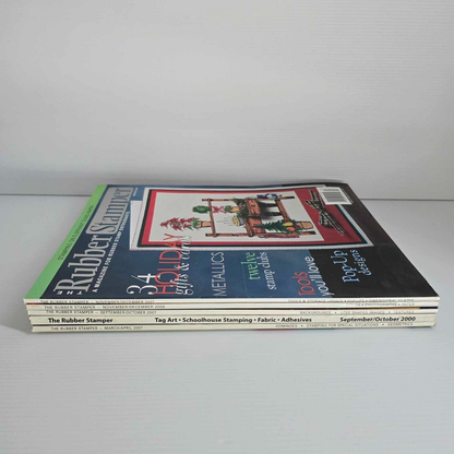 Rubber Stamper 5x Rubber Stamper Enthusiast Magazine Stamping Paper Cards Projects Scrapbooking