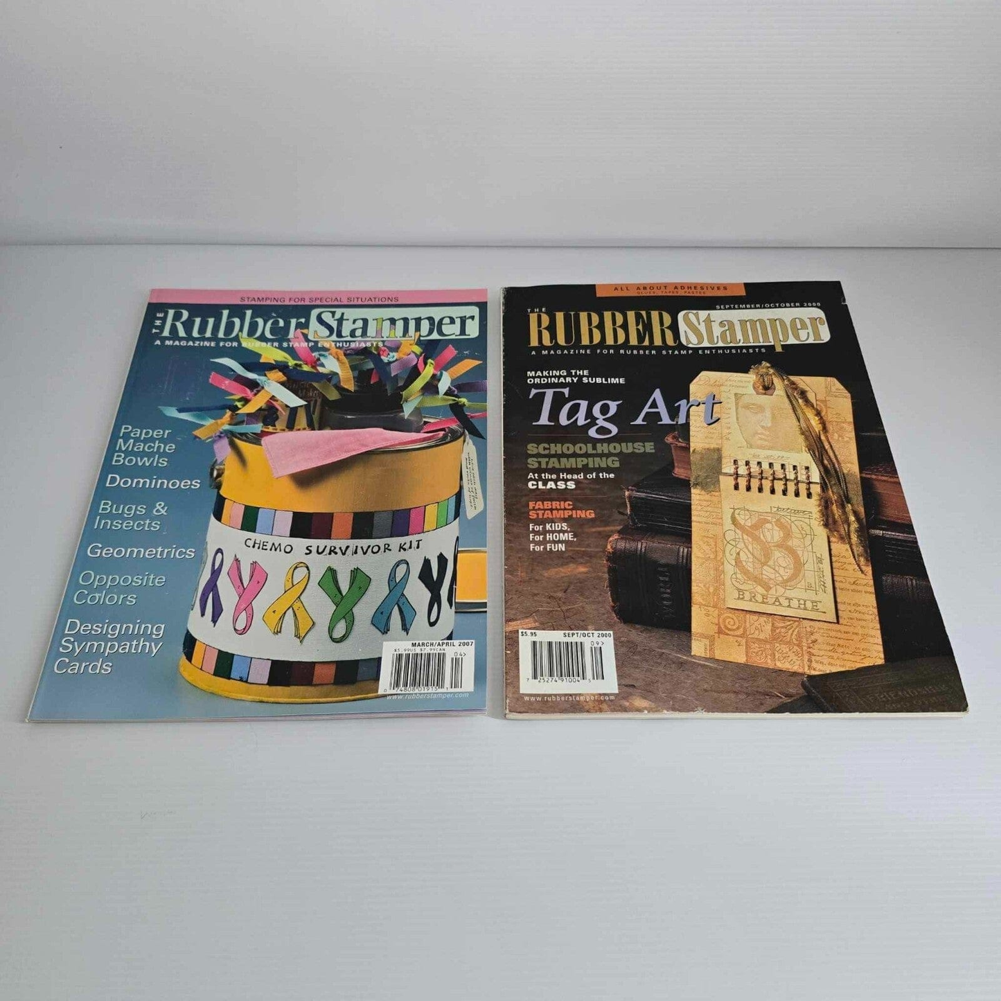 Rubber Stamper 5x Rubber Stamper Enthusiast Magazine Stamping Paper Cards Projects Scrapbooking
