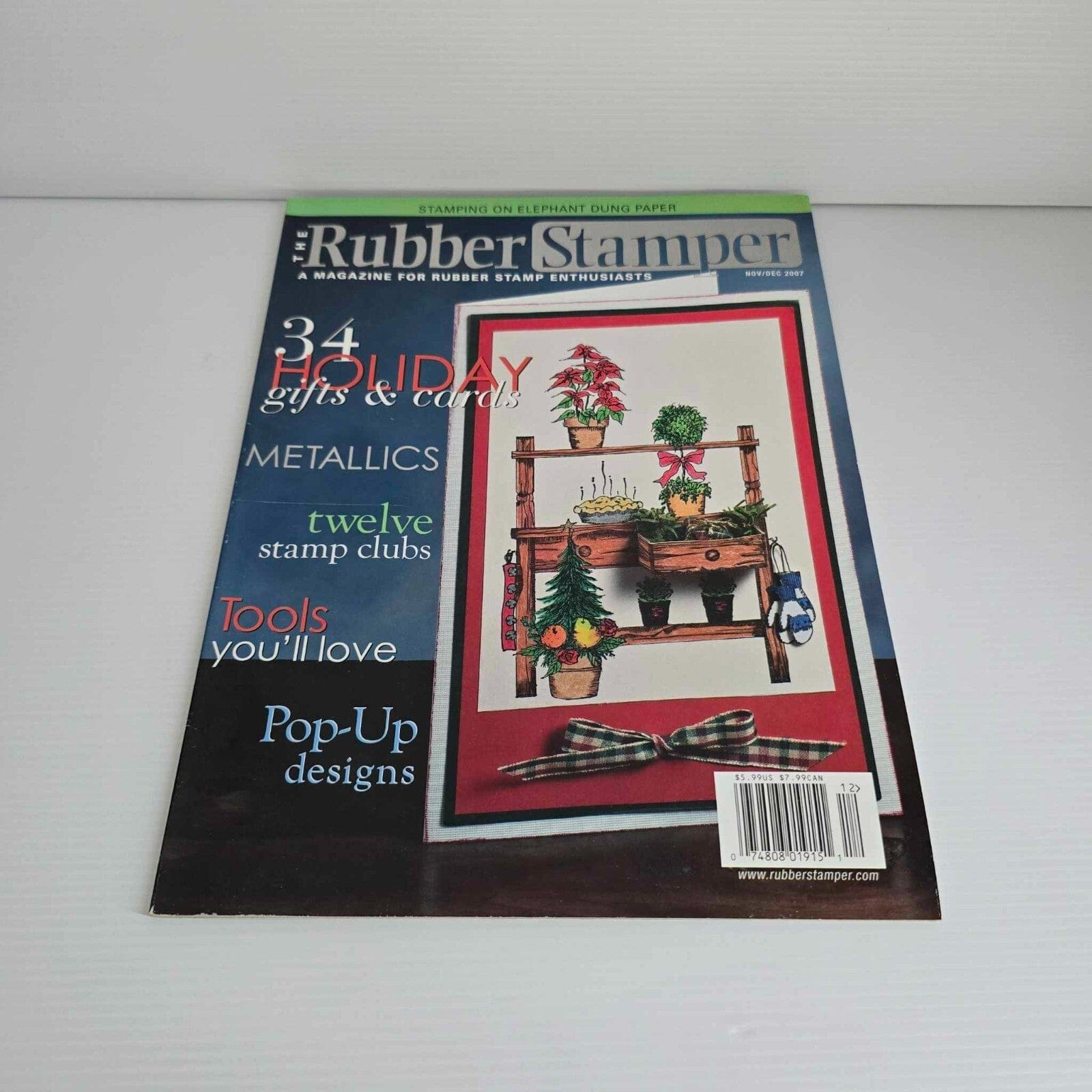 Rubber Stamper 5x Rubber Stamper Enthusiast Magazine Stamping Paper Cards Projects Scrapbooking