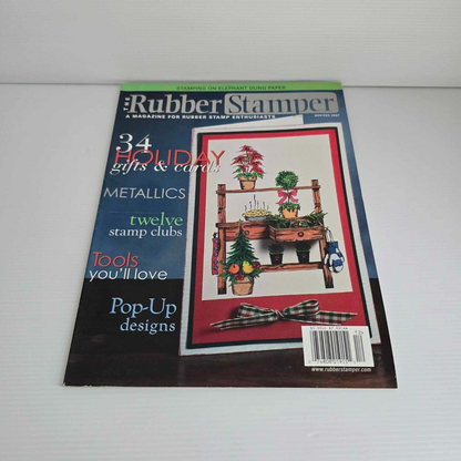 Rubber Stamper 5x Rubber Stamper Enthusiast Magazine Stamping Paper Cards Projects Scrapbooking