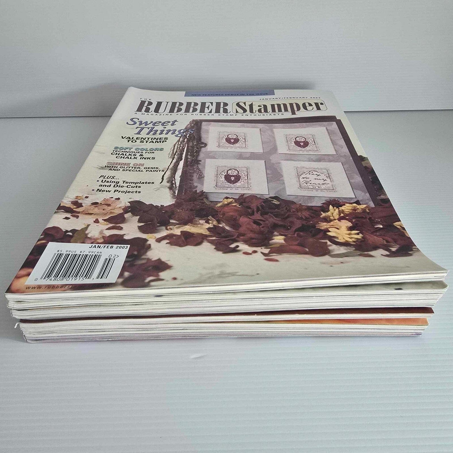 Rubber Stamper 7x Rubber Stamper Enthusiast Magazine Stamping Paper Cards Projects Issue 2003